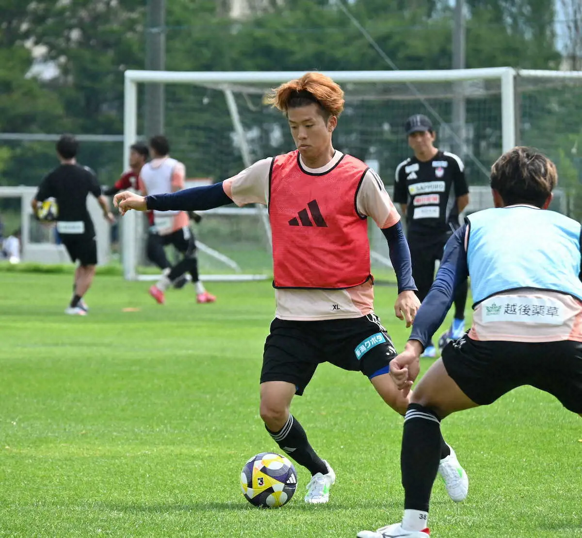 【画像・写真】約3カ月間ゴールから遠ざかり、試行錯誤を続けている新潟・長谷