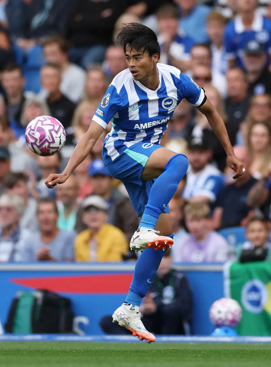 【画像・写真】ブライトンの日本代表・三笘（ロイター）