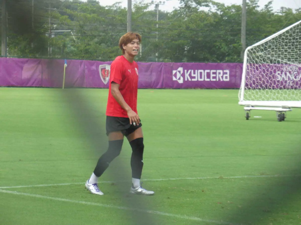 【画像・写真】京都DF福田心之助「規律があり、本当に似ている」縁ある岡山との一戦心待ち