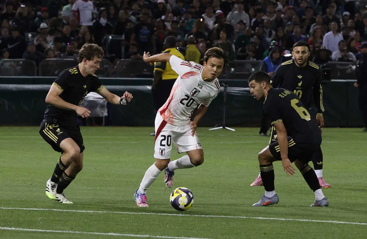 【画像・写真】久保建英「僕らの方が多分強い」スコアレスドローも「対等以上に」メキシコ戦で深めた自信