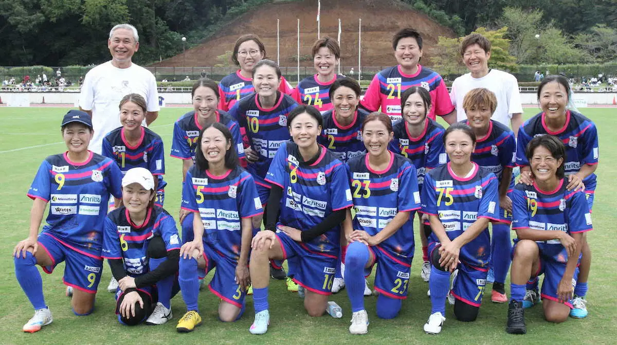 【画像・写真】永里優季さん引退試合になでしこ豪華メンバー集結　「ハッピーエンド」のハットトリック達成