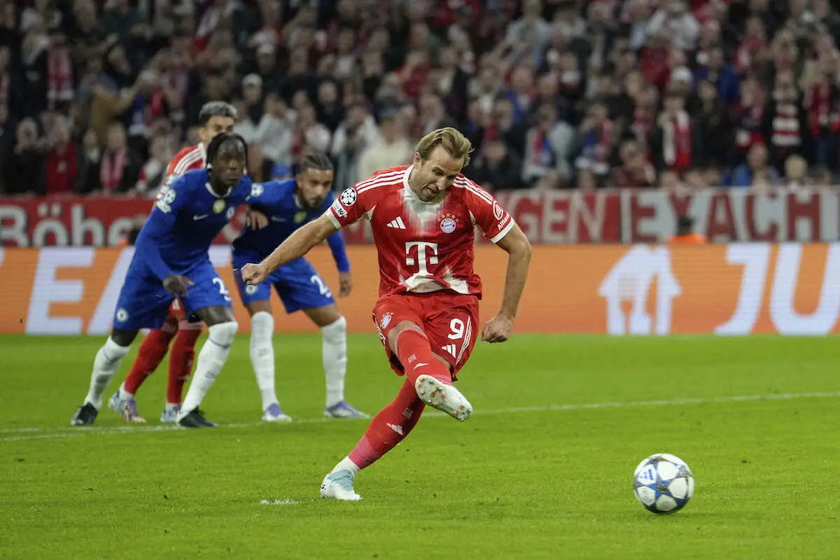 【画像・写真】【欧州CL】絶好調ケーン2発！BミュンヘンがクラブW杯王者チェルシー破り白星発進