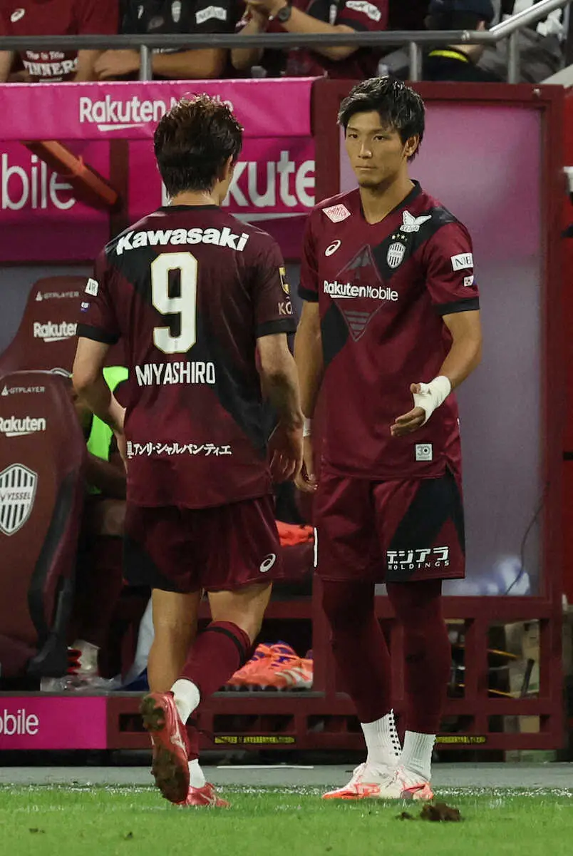 【画像・写真】神戸FW小松蓮が劇的なJ1初アシスト「誰がいるのか見えていなかったけど信じていた」