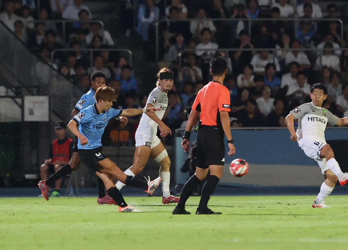 【画像・写真】ホーム川崎Fが山本＆際のミドル競演に絶好調伊藤弾で柏に3―1先勝　ルヴァン杯準決勝第1戦