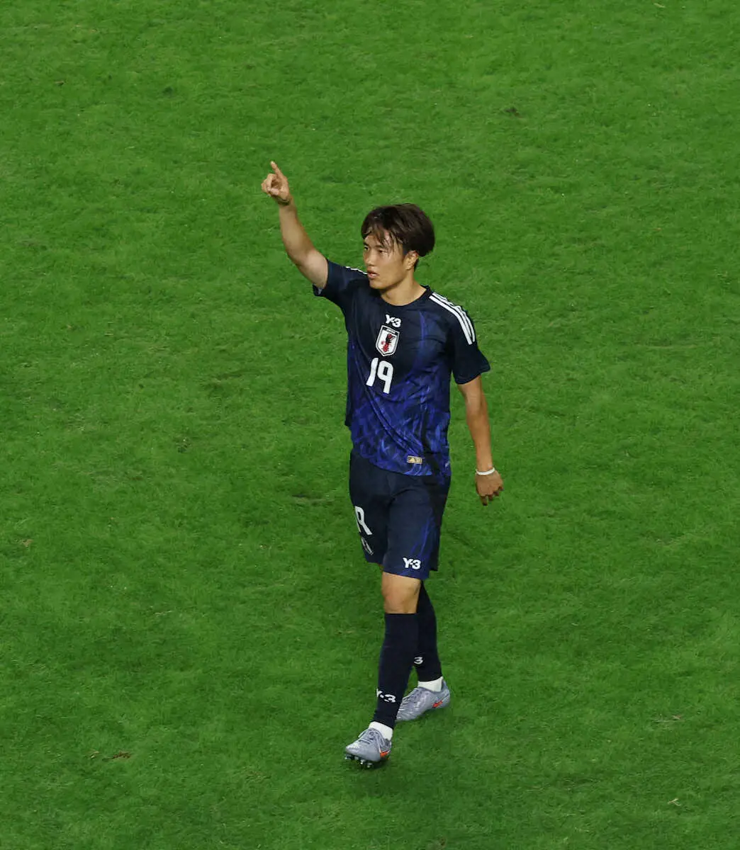 【画像・写真】森保J、先制許すも小川航基の得点で追いつく　国際Aマッチ3試合ぶりの得点　パラグアイ戦