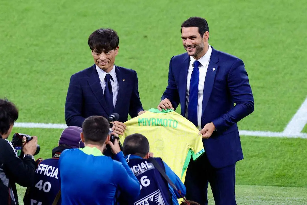 【画像・写真】JFA宮本会長「歴史的な日」　0―2からのブラジル初撃破を称賛、W杯見据え「こういう自信は重要」