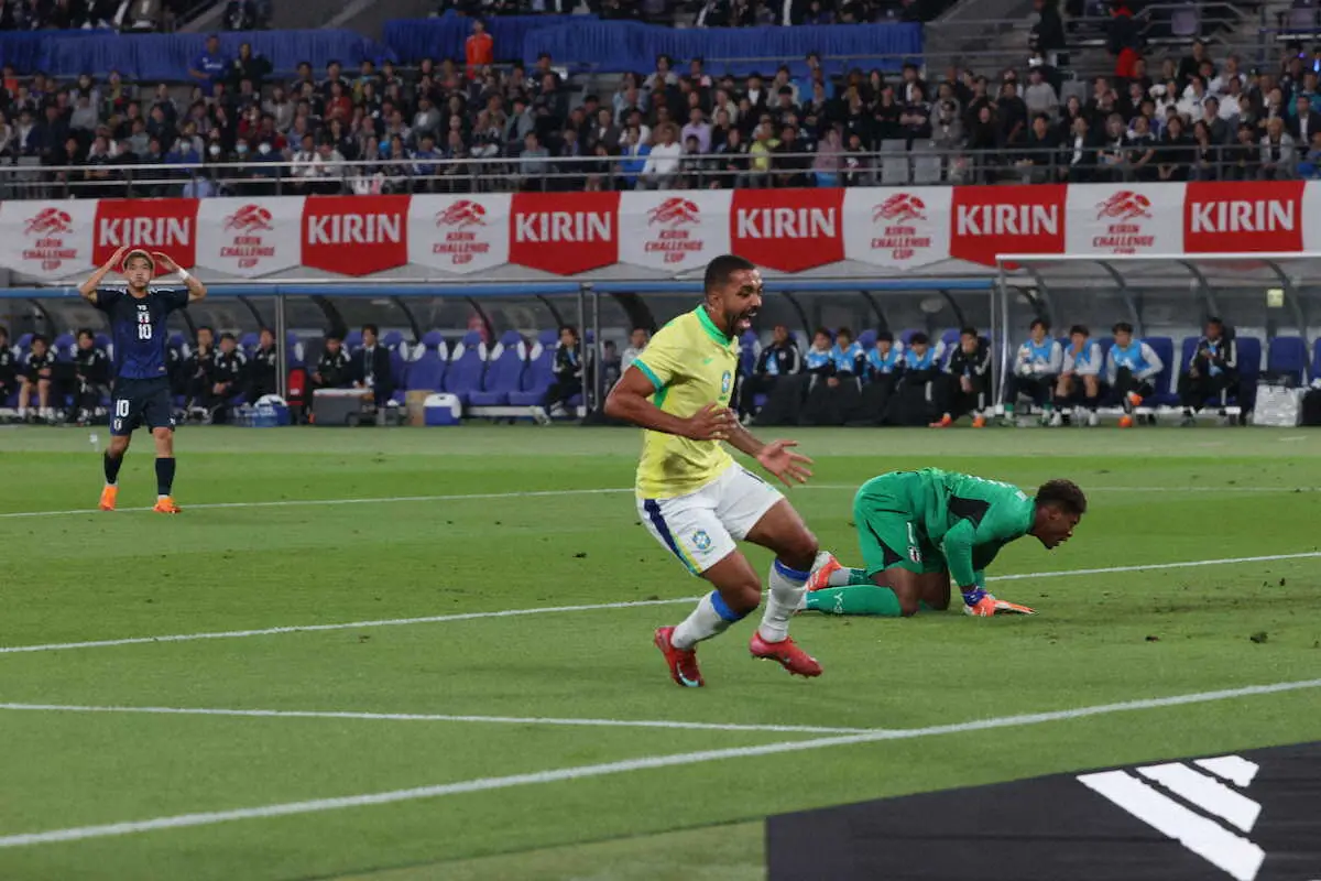 【画像・写真】森保J　わずか6分で2失点…“王国”ブラジル相手に最終ラインあっさり崩され