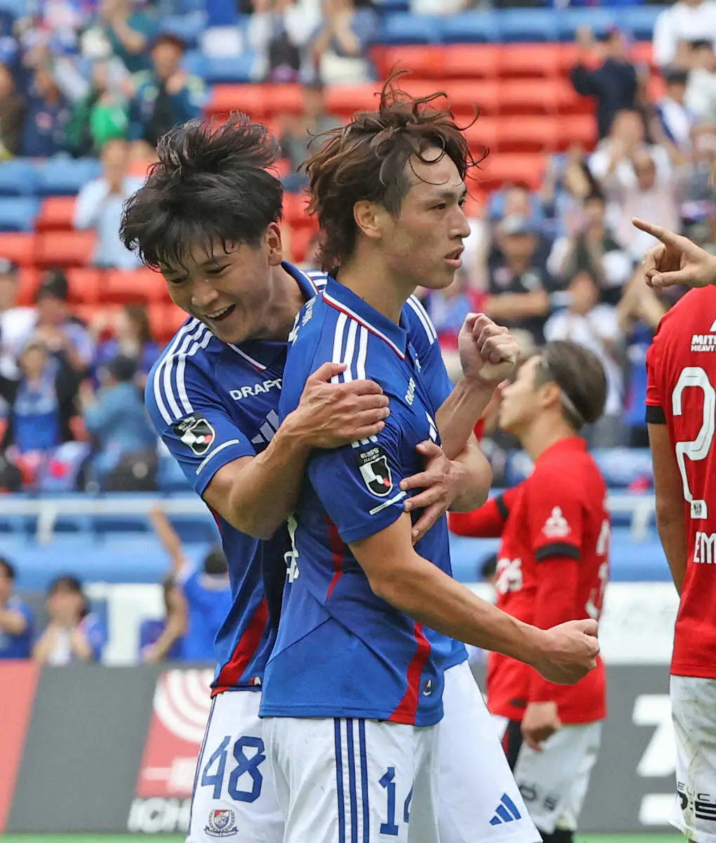【画像・写真】横浜M谷村、チーム今季最多4発呼び込む先制弾　クラブJ1通算1800得点に「誇りに思う」