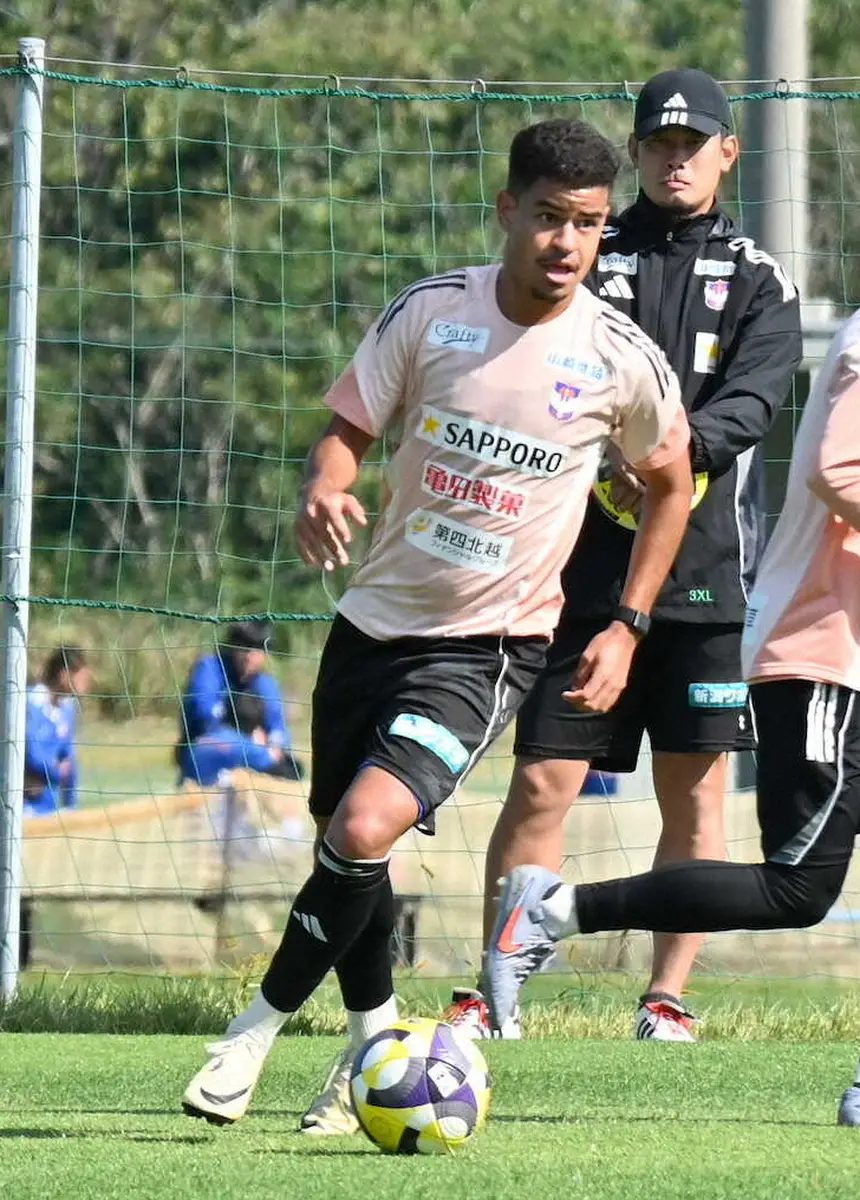 【画像・写真】残り4試合で爆発が期待される新潟・シルヴェイラ