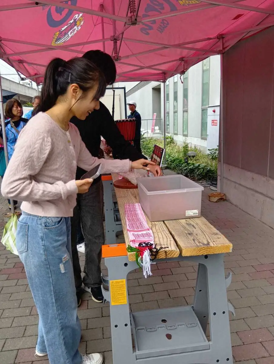 【画像・写真】C大阪が大阪・関西万博パビリオンから提供の逸品を展示　ポルトガルの綱は選手入場の導線に