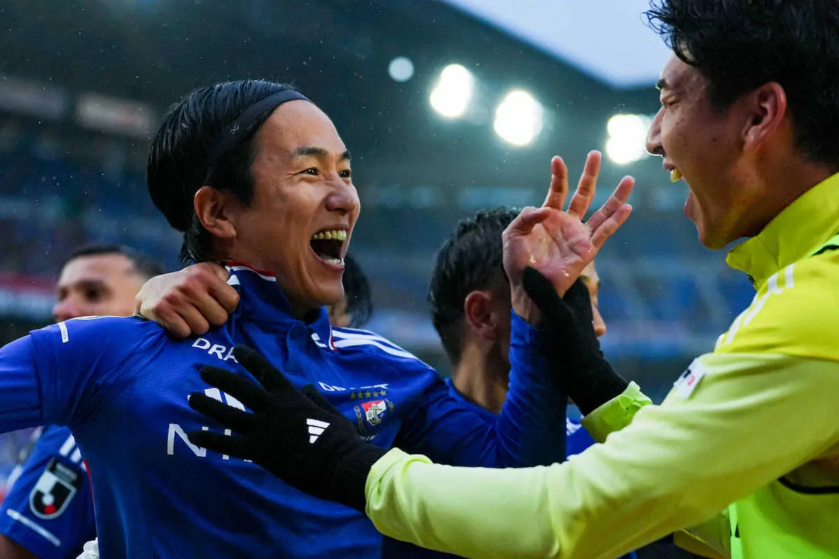 【画像・写真】横浜MがJ1残留へ大きく前進　PK獲得に1G1AのMF天野純「途中から出る選手も意思統一できている」