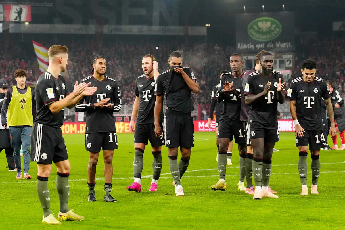 【画像・写真】Bミュンヘンの公式戦開幕連勝が16でストップ　終了間際に同点弾のケーンは「うまくいかない試合もある」