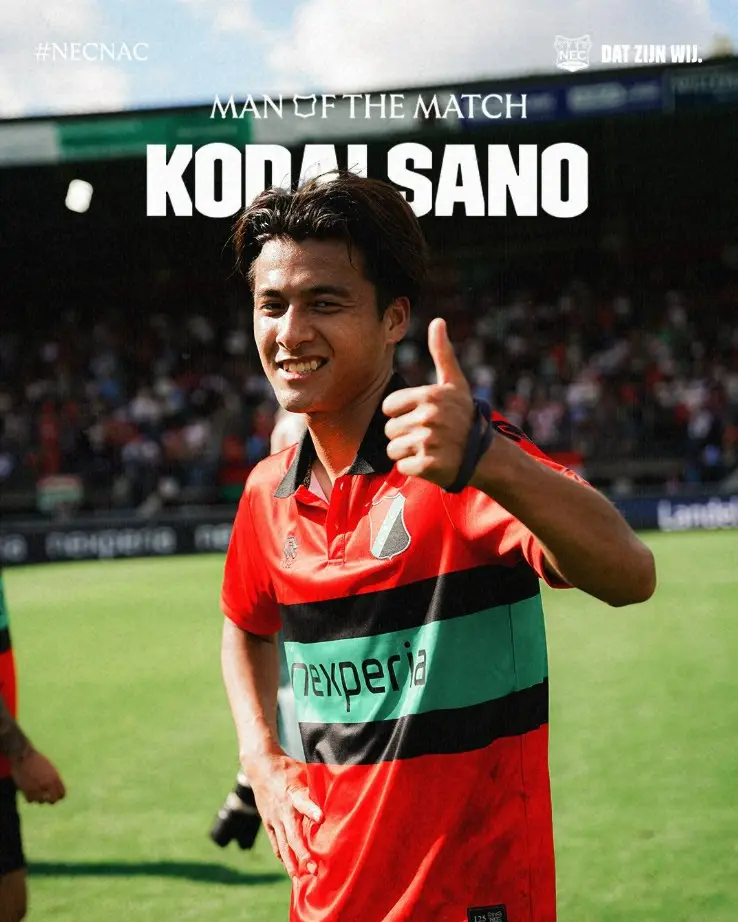 【画像・写真】佐野航大と塩貝健人がアベック弾！NECナイメヘン、5試合ぶり勝利