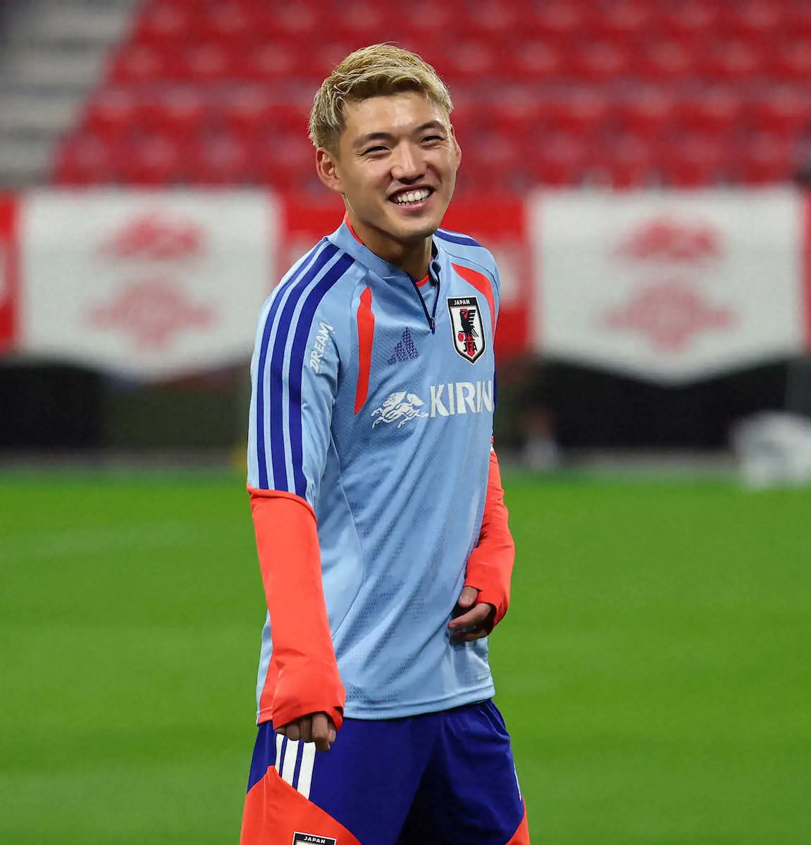 【画像・写真】日本代表・堂安、W杯まで約7カ月…年内最後の活動は「集大成にしていく期間」　ガーナ戦へ万全調整