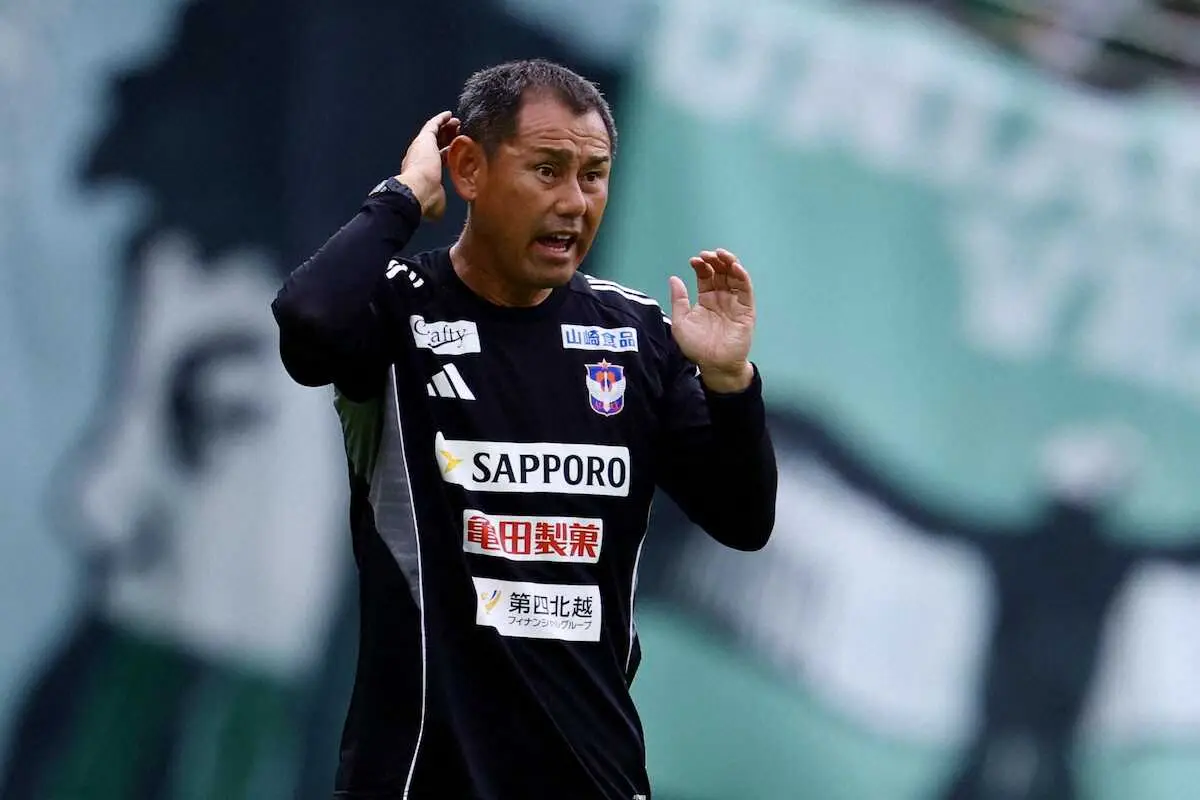 【画像・写真】新潟　入江徹監督の退任発表「申し訳ない気持ちでいっぱい」　後任は決定次第発表