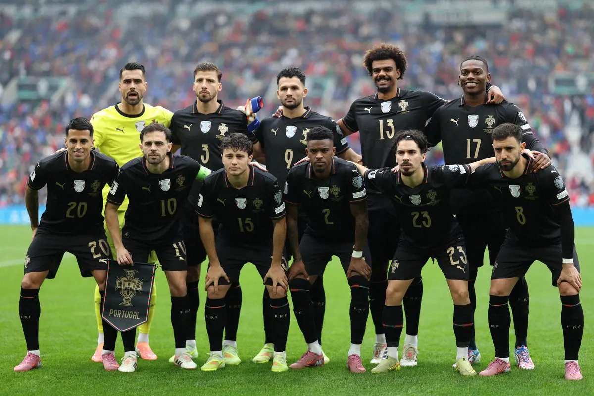 【画像・写真】アルメニア戦に先発したポルトガル代表イレブン（AP）