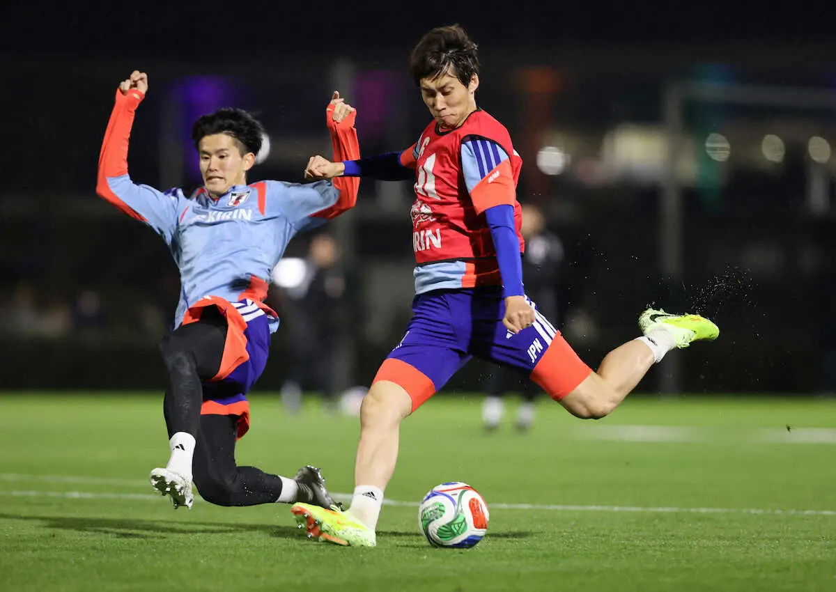 【画像・写真】【日本代表】鎌田、全体練習に復帰　ボリビア戦に照準