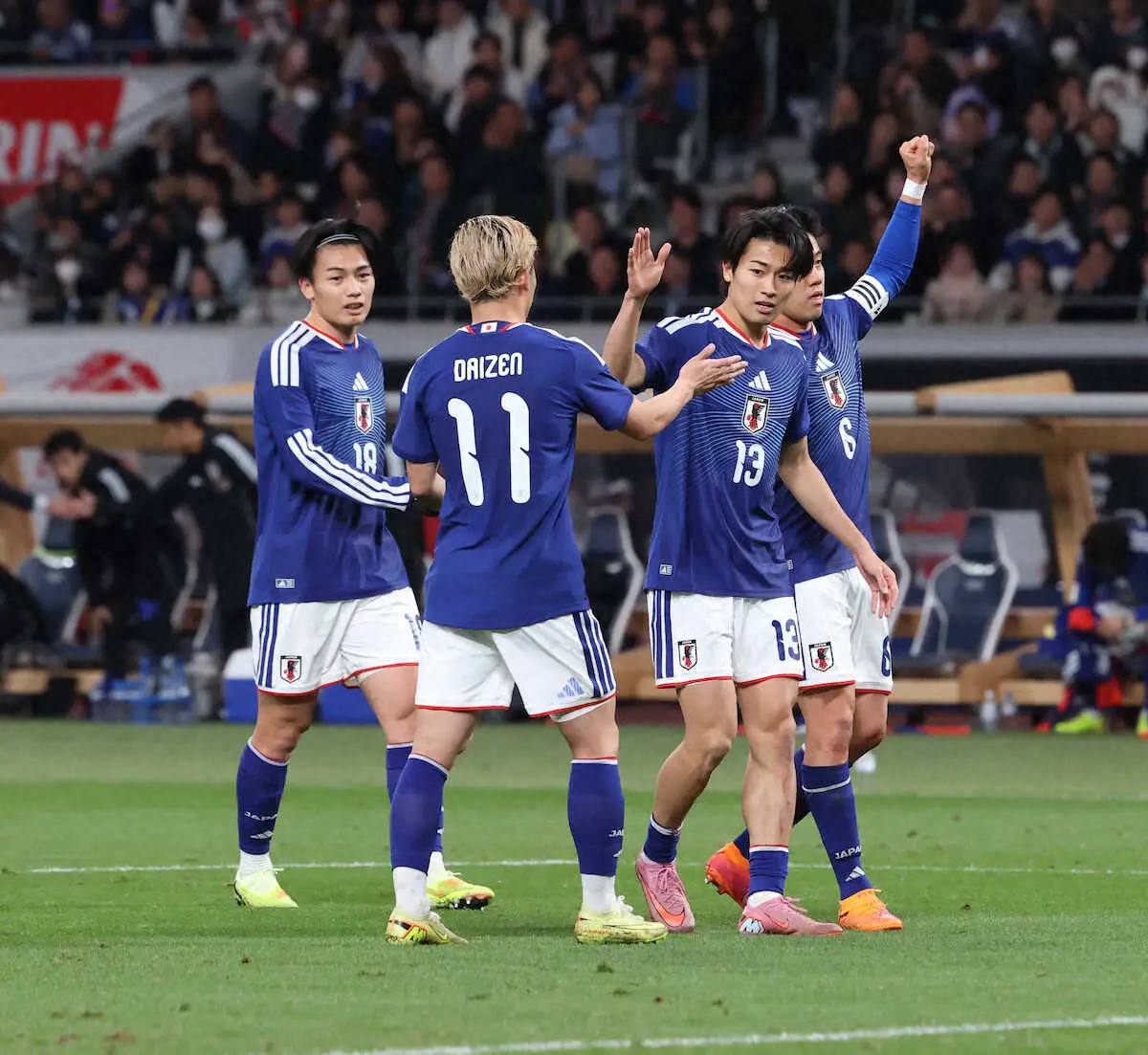 【画像・写真】まるで後ろに目！　超絶ゴールのMF中村敬斗「あのタイミングで受けた時は自分の形を持っている」