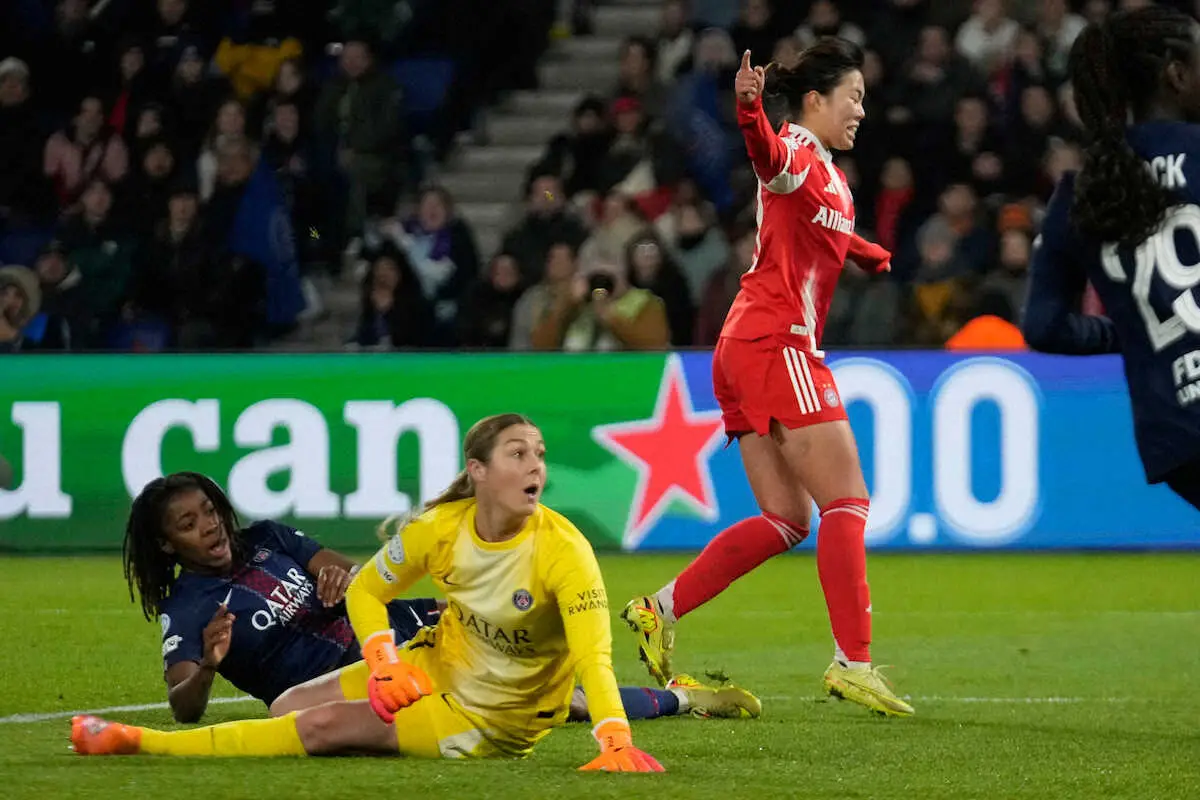 【画像・写真】【女子欧州CL】Bミュンヘン谷川萌々子が“魔法のような”鮮やか決勝点　地元メディアで称賛