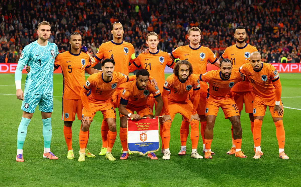 【画像・写真】日本がW杯初戦で対戦することなったオランダ代表イレブン（ロイター）