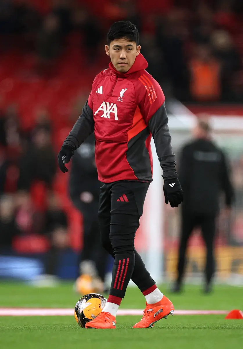 【画像・写真】リバプール遠藤航がFA杯3回戦で約1カ月ぶり戦列復帰　出番はなくチームは3部相手に4―1勝利