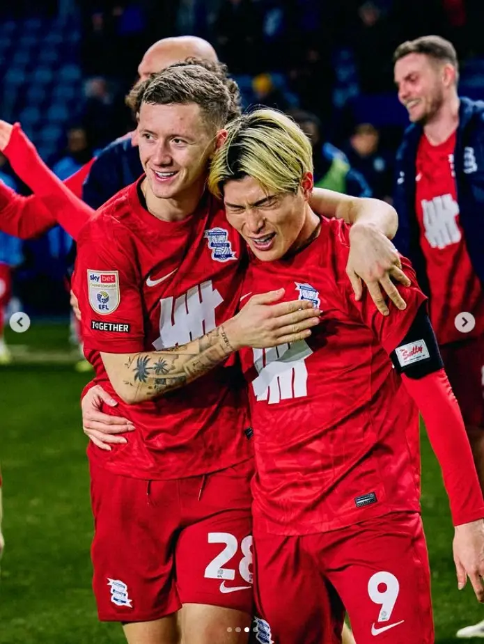 【画像・写真】バーミンガム古橋が待望のリーグ戦初ゴール　31歳の誕生日に自ら祝砲　監督は「これ以上ないプロ」