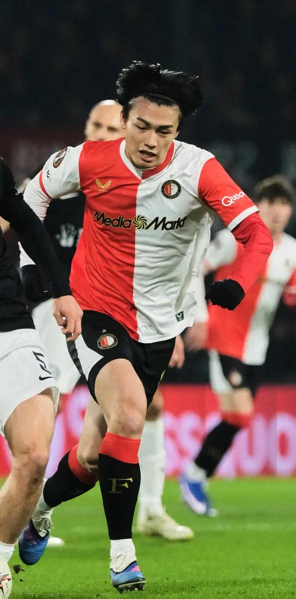 【画像・写真】フェイエノールトのFW上田（AP）