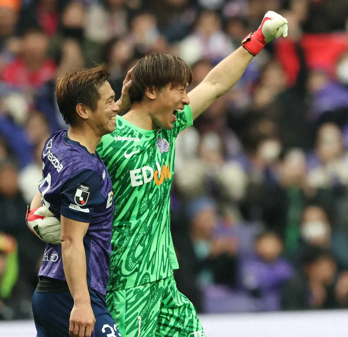 【画像・写真】広島が岡山をPK戦で下す　GK大迫が4人目をシャットアウト「PKはGKが一番輝く場所」