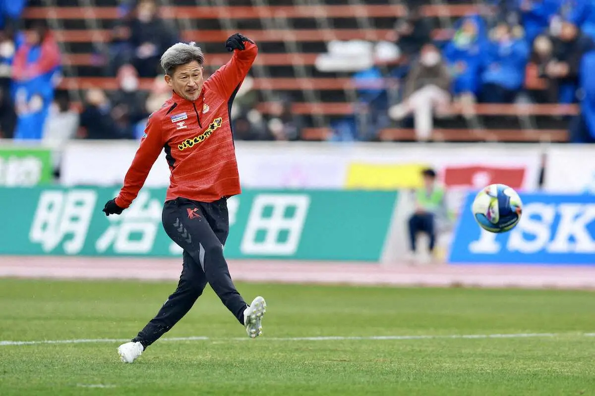 【画像・写真】J3福島 58歳カズ　開幕2戦目はベンチ外　2試合連続出場ならず