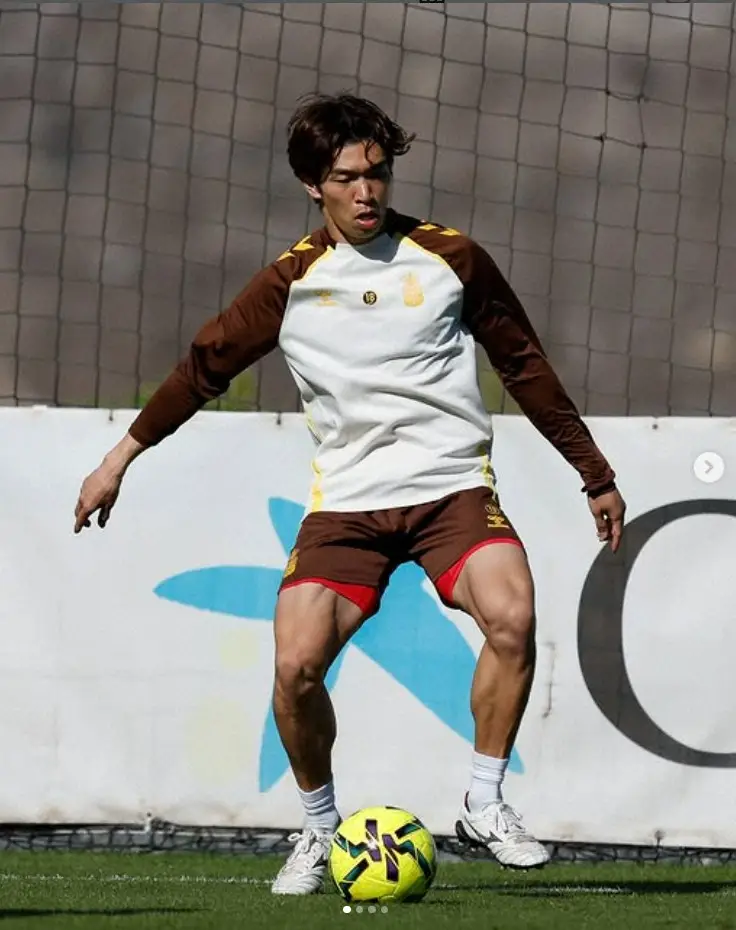 【画像・写真】ラスパルマスの宮代大聖（UDラスパルマスの公式インスタグラムより）