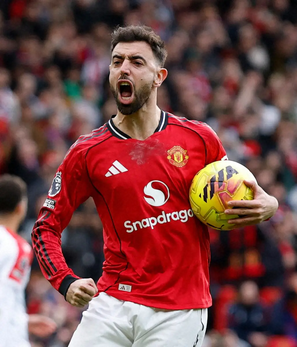 【画像・写真】あのベッカム超えた!Bフェルナンデスが快挙　今季16アシストでマンUクラブ記録を26季ぶり更新