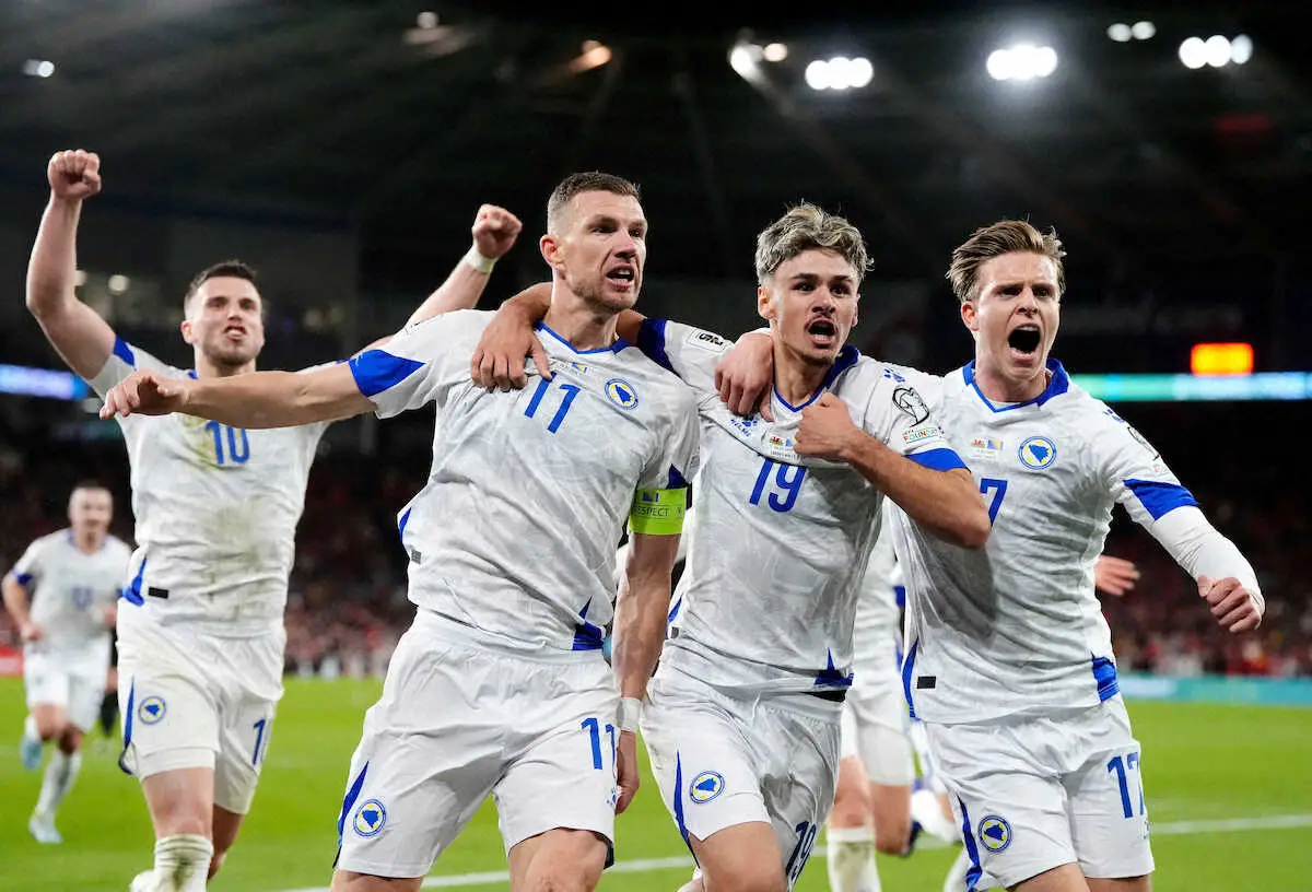 【画像・写真】【W杯欧州PO】4組の決勝カードが決定　イタリアはボスニア・ヘルツェゴビナと対戦へ　