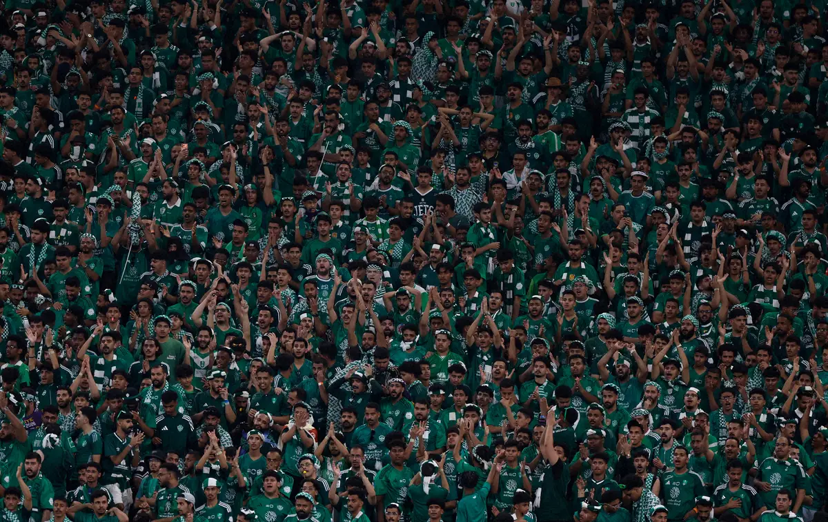 【画像・写真】＜ACLE決勝＞試合会場は多くのアルアハリサポーターで埋め尽くされた（ロイター）