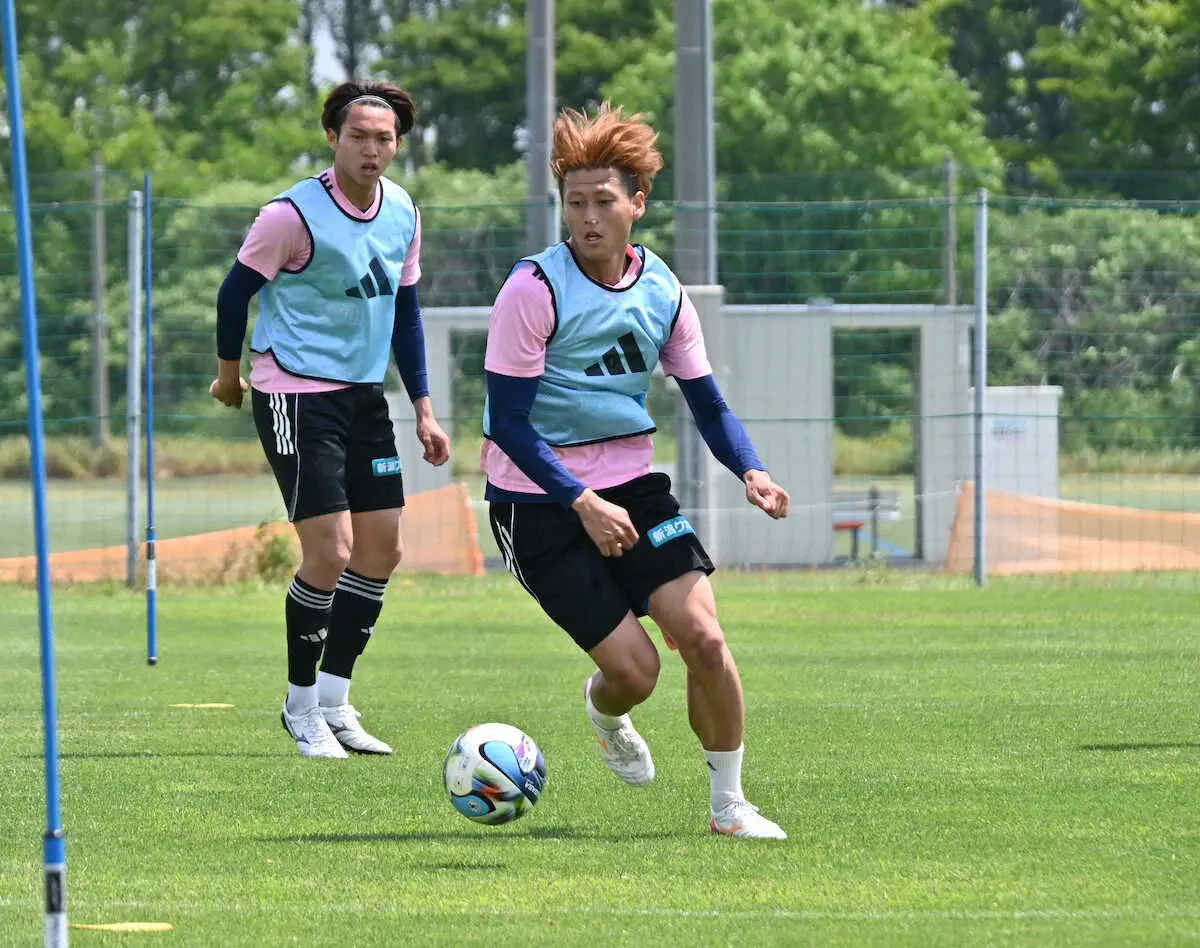 【画像・写真】J2新潟　23日・愛媛戦でリーグ戦ホーム7連勝締めへ　DF藤原優「勝って、来季にもつなげたい」