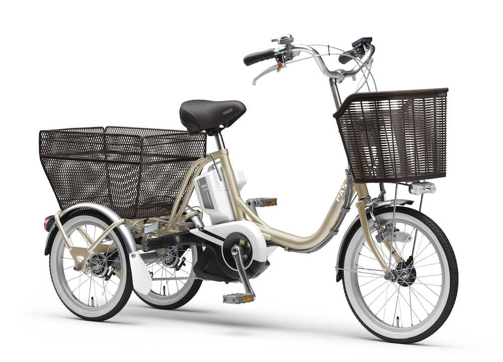 長い距離走れる電動自転車　ヤマハ発動機の「パス　ワゴン」の２０１７年モデル