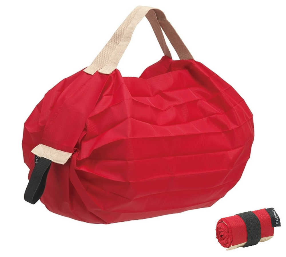 簡単に畳めるバッグ　マーナの「Ｓｈｕｐａｔｔｏ（シュパット）　ポケッタブルバッグ」