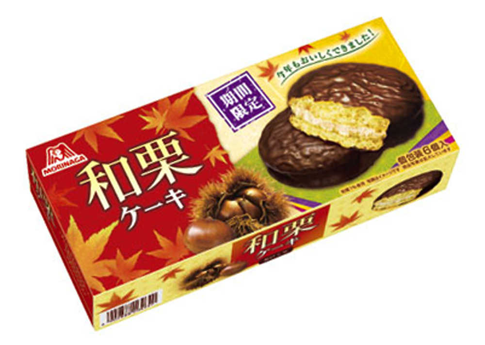 栗のチョコケーキ　森永製菓の「和栗ケーキ」