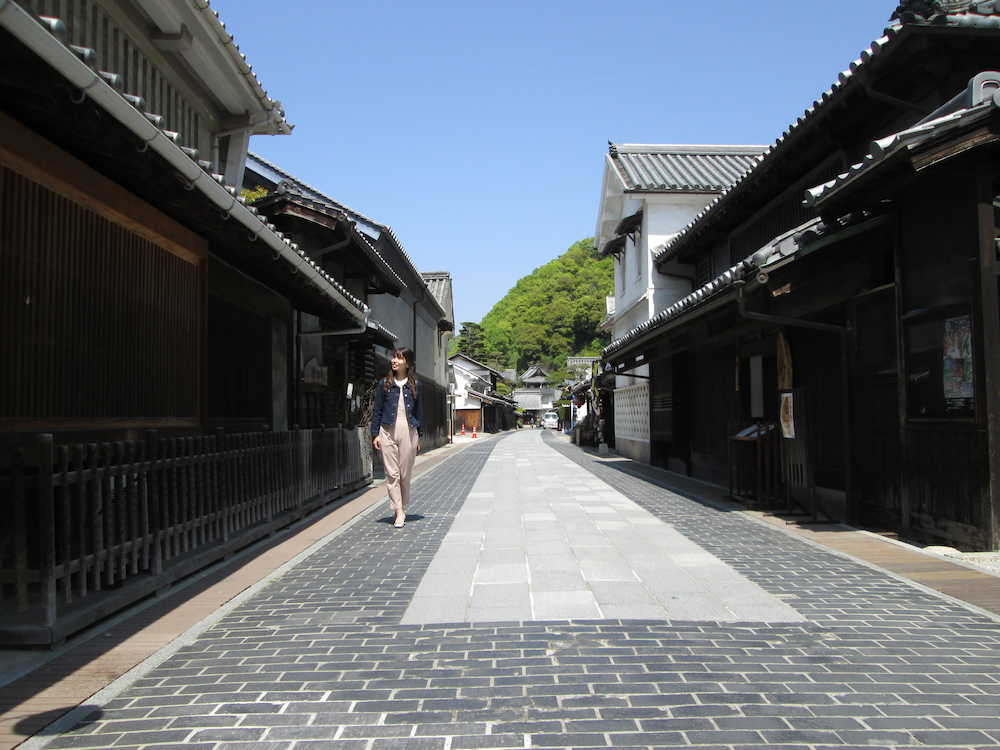 江戸時代にタイムスリップしたような竹原市の町並み保存地区
