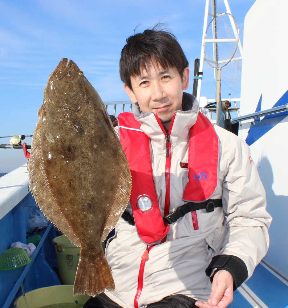 北林さんは神奈川県から遠征釣りで本命をゲット