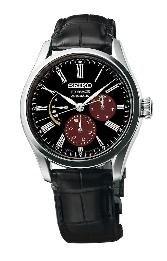 漆を用いた機械式腕時計　セイコーウオッチの機械式腕時計ブランド「セイコー　プレザージュ」の新商品