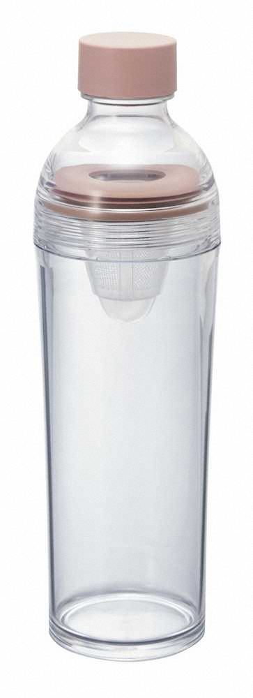 水出し茶用の透明ボトル　ハリオの「フィルターインボトル・ポータブル」