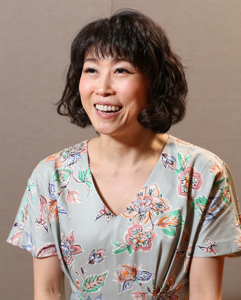 【画像・写真】インタビューに答える水森かおり（撮影・高橋　雄二）