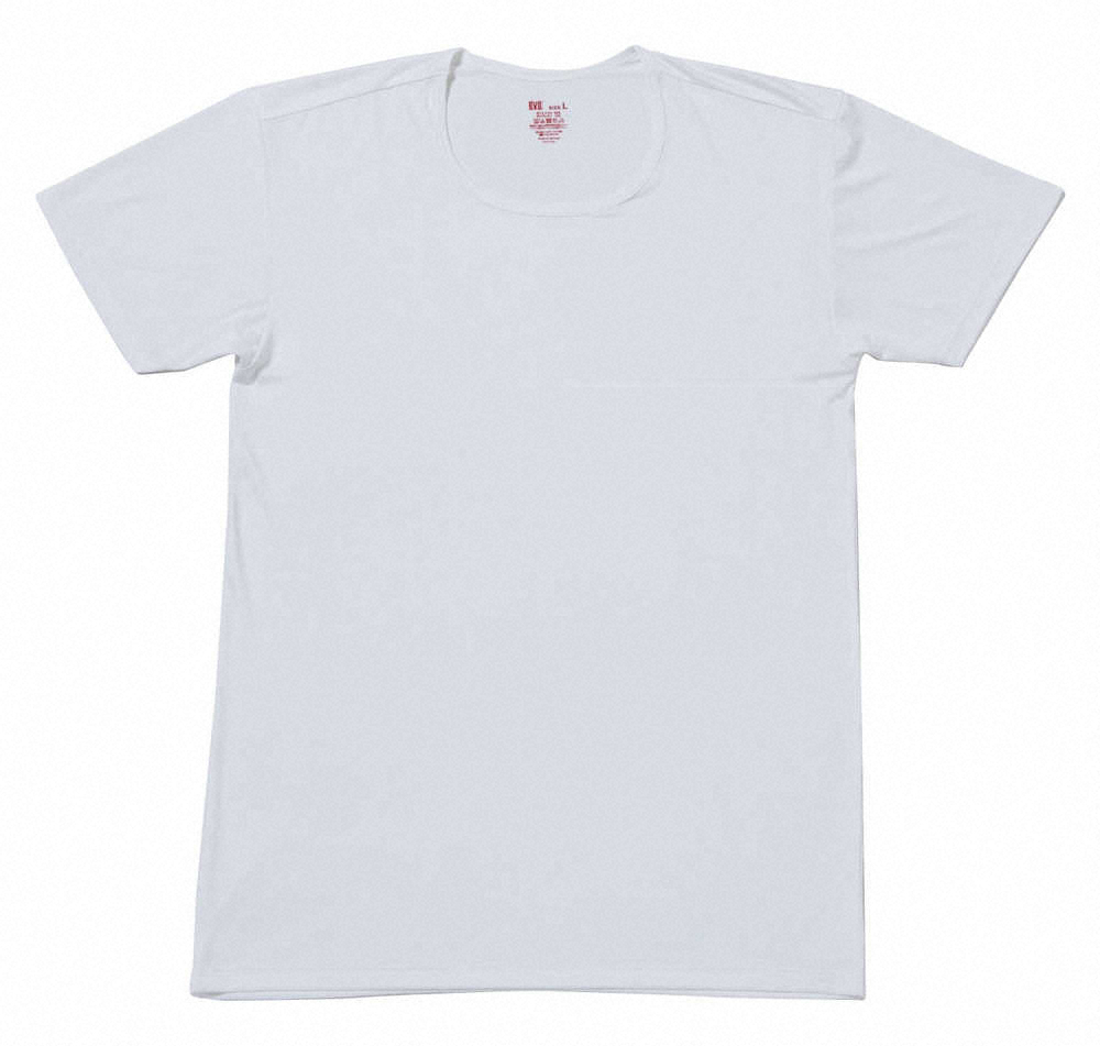 速乾性高い男性用肌着　フジボウアパレルが発売した「B・V・D　EVER　DRY」シリーズのTシャツ