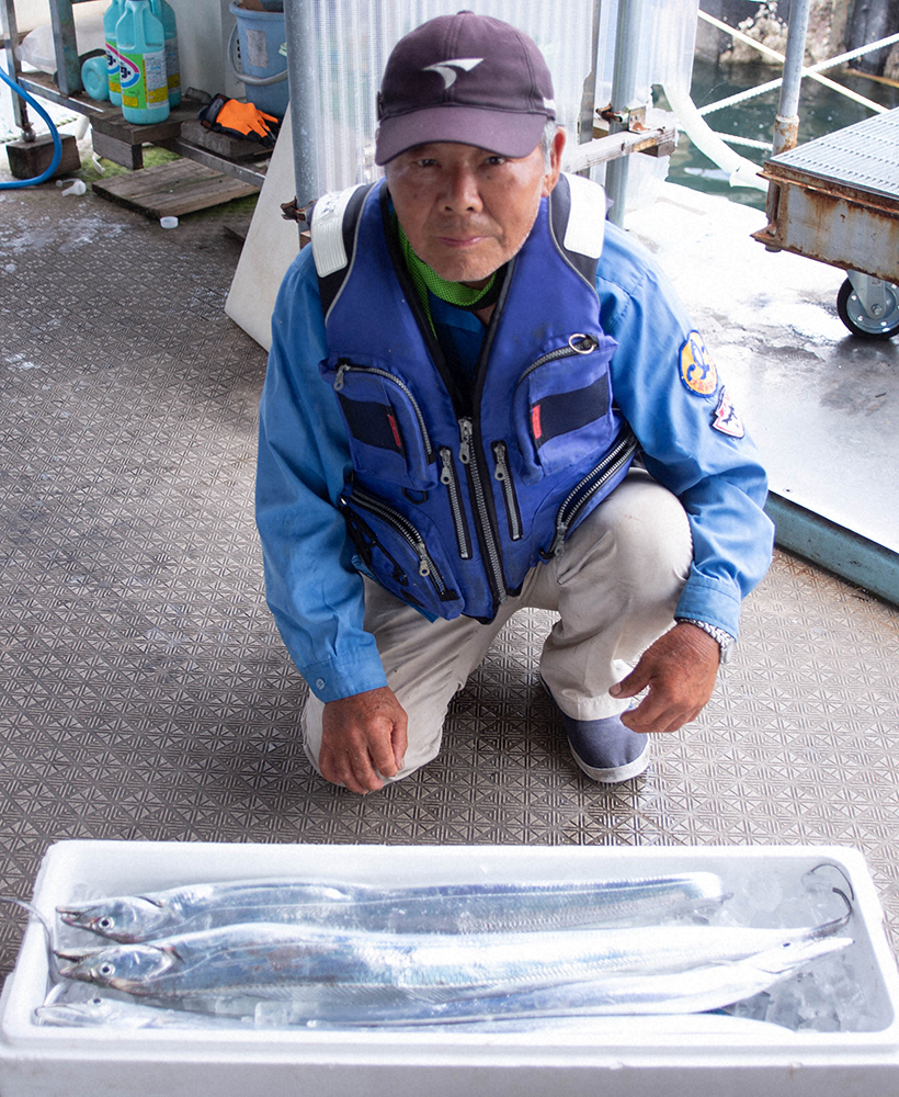 ２３匹を釣り上げ、この日のサオ頭となった大阪市・森満香さん
