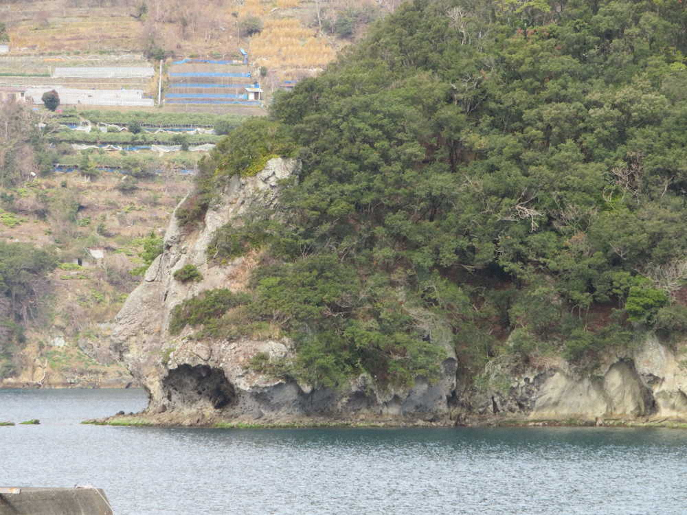 大田子海岸からはライオン岩が