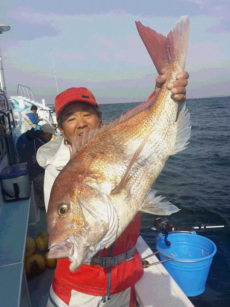 永井さんはマダイ釣りの第一人者