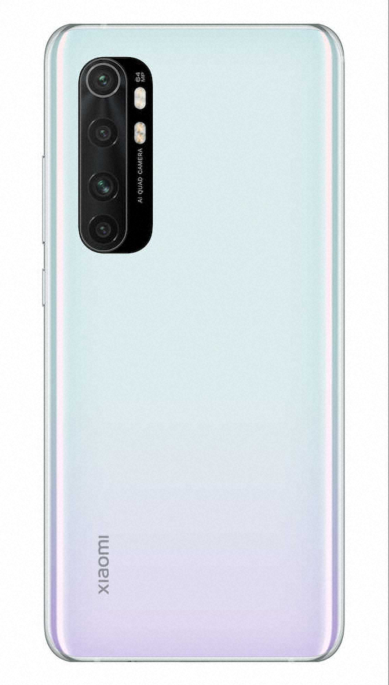 高品質画面のスマホ　小米科技（シャオミ）のスマートフォン「Mi　Note（ミー・ノート）10　Lite」