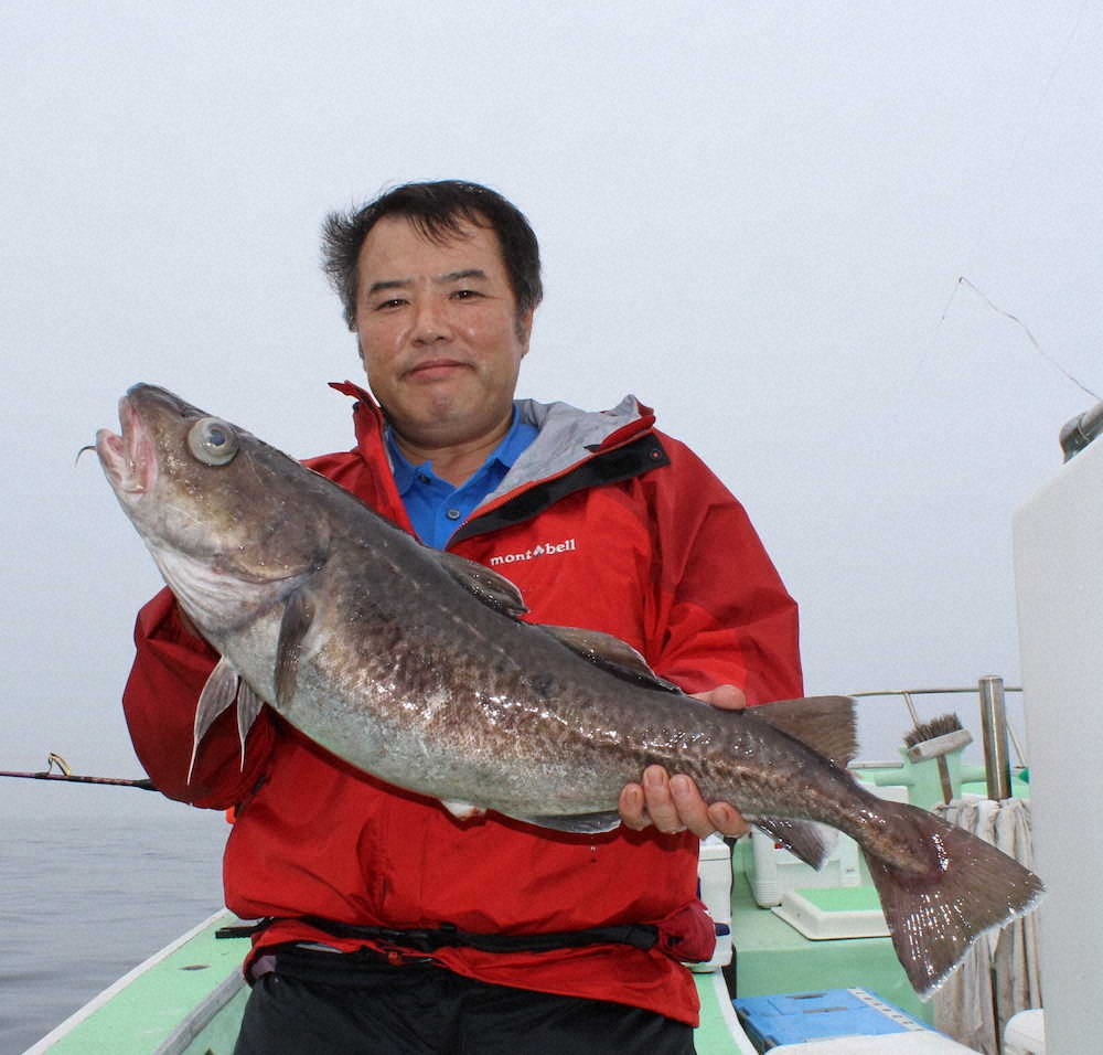 桜本さんが釣り上げたのは6キロ級