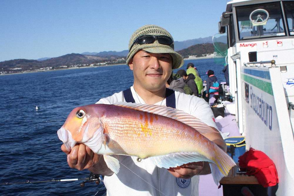秋本さんが釣り上げたのは50センチ