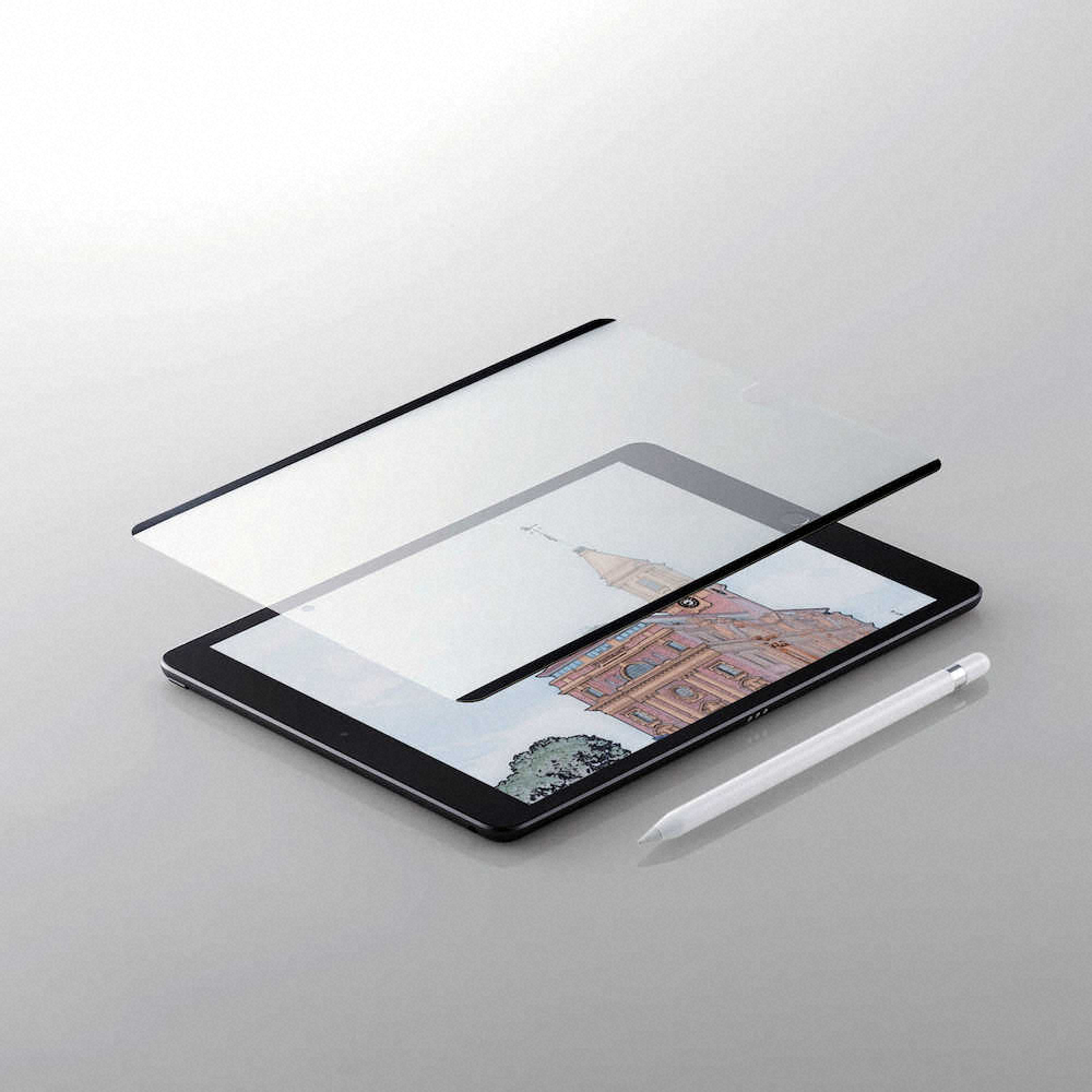 【画像・写真】書き心地変えるフィルム　エレコム「iPad用着脱式ペーパーライクフィルム」
